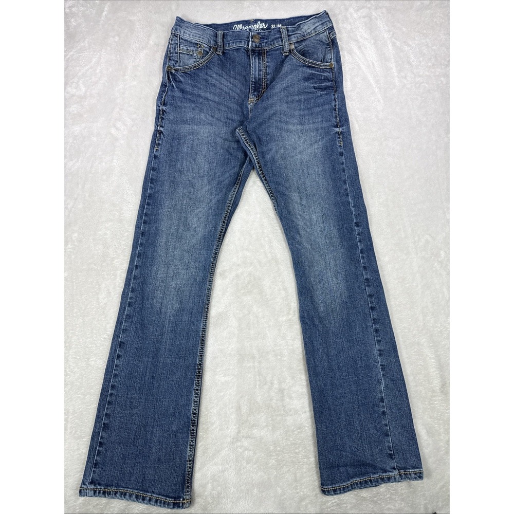 Wrangler Retro Slim Bootcut Jeans Med Wash Men's Size 30X32